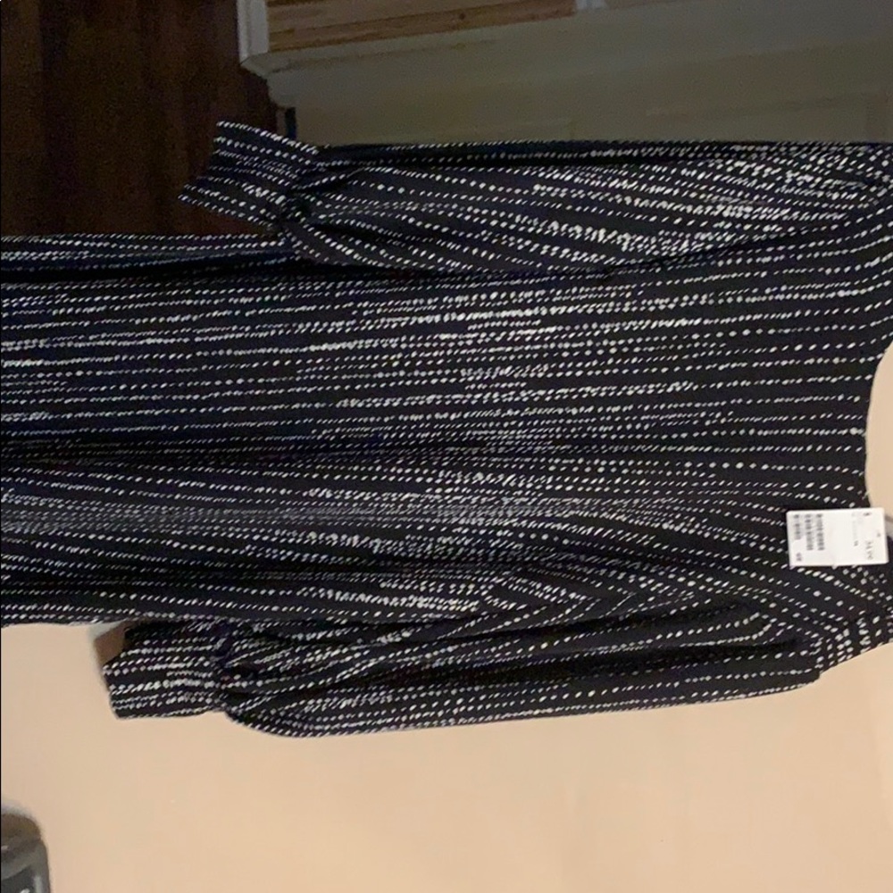 H&M black and white dress.